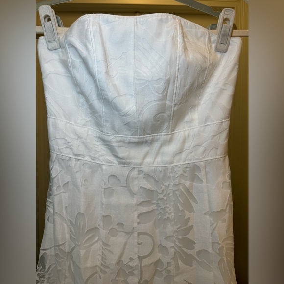 White Black House Market White Spring MIDI Dress Size 2 - Picture 3 of 11